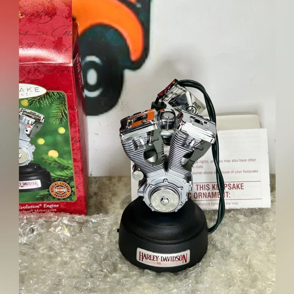Harley Davidson Twin Engine Hallmark Keepsake Ornament